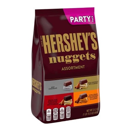Green Rabbit Holdings HERSHEY'S NUGGETS Chocolate Candy Assortment, 31.5 oz 24600411